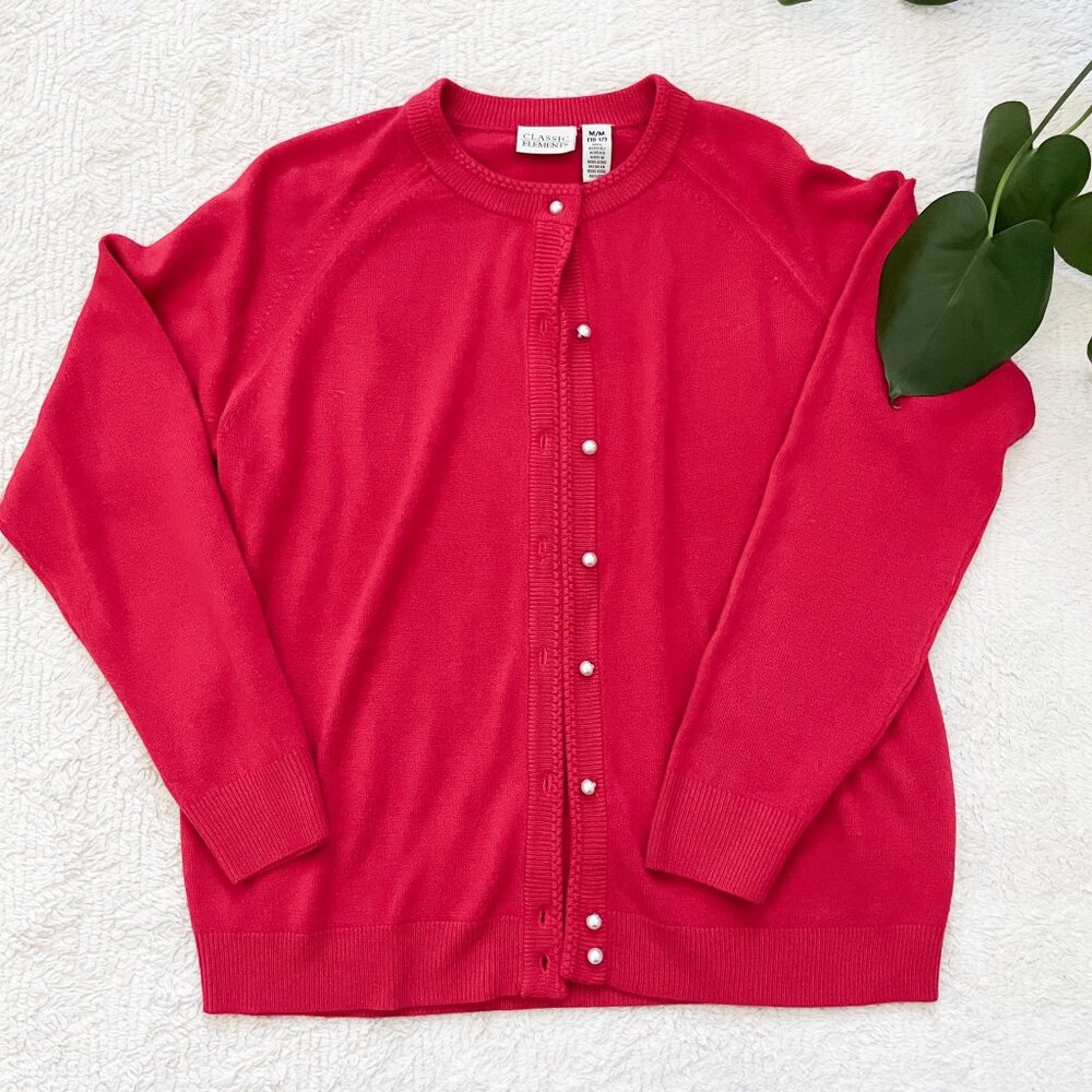 Red Cardigan - Picture 4 of 10